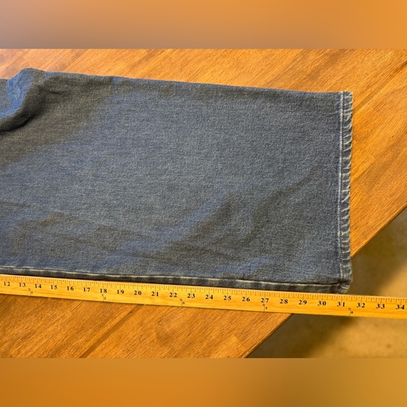 Good American 90s Pleated Trouser Jeans Woman’s SZ 8 Baggy Wide Leg High Rise - Picture 11 of 11